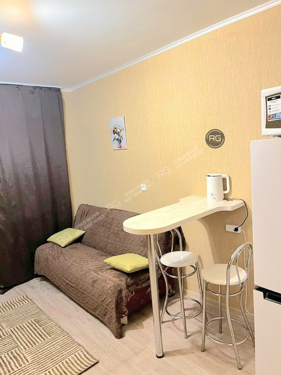  Комната в 2-к квартире, 15 кв.м. 