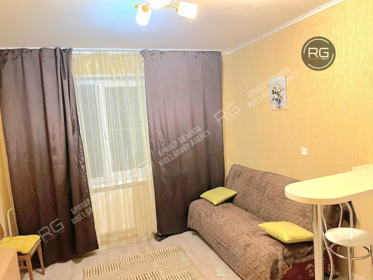  Комната в 2-к квартире, 15 кв.м. 