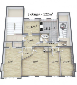 Миниатюра 18, 5к квартира на Невском!, 122,1 м², Санкт-Петербург, Центральный район, Невский пр-кт., д.170, литер А