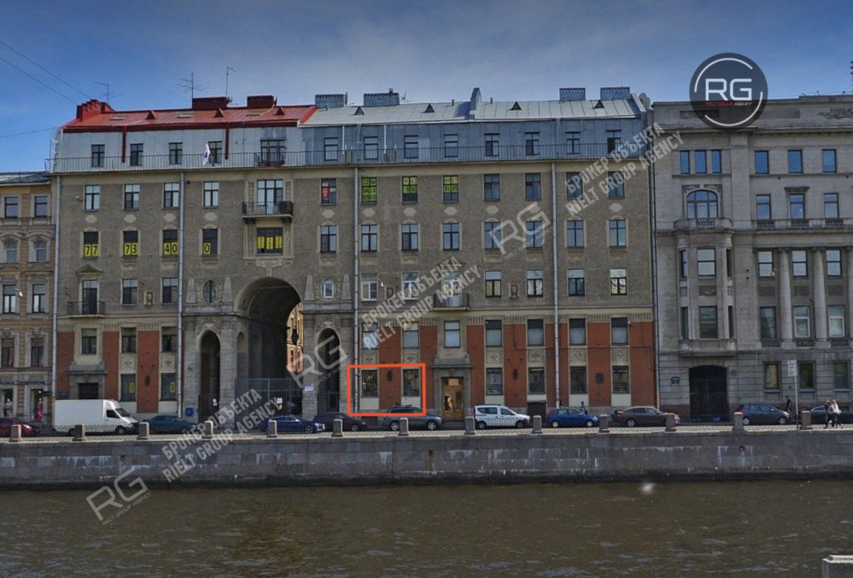 Фото 1, 80 м2 с видом на Фонтанку, 80 м², Санкт-Петербург, Центральный район, Реки Фонтанки наб., д.54, литер А