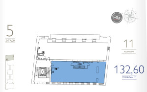 Миниатюра 7, Апартаменты в клубном ЖК, 132,6 м², Санкт-Петербург, Адмиралтейский район, Галерная ул., д.40