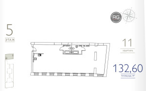 Миниатюра 8, Апартаменты в клубном ЖК, 132,6 м², Санкт-Петербург, Адмиралтейский район, Галерная ул., д.40