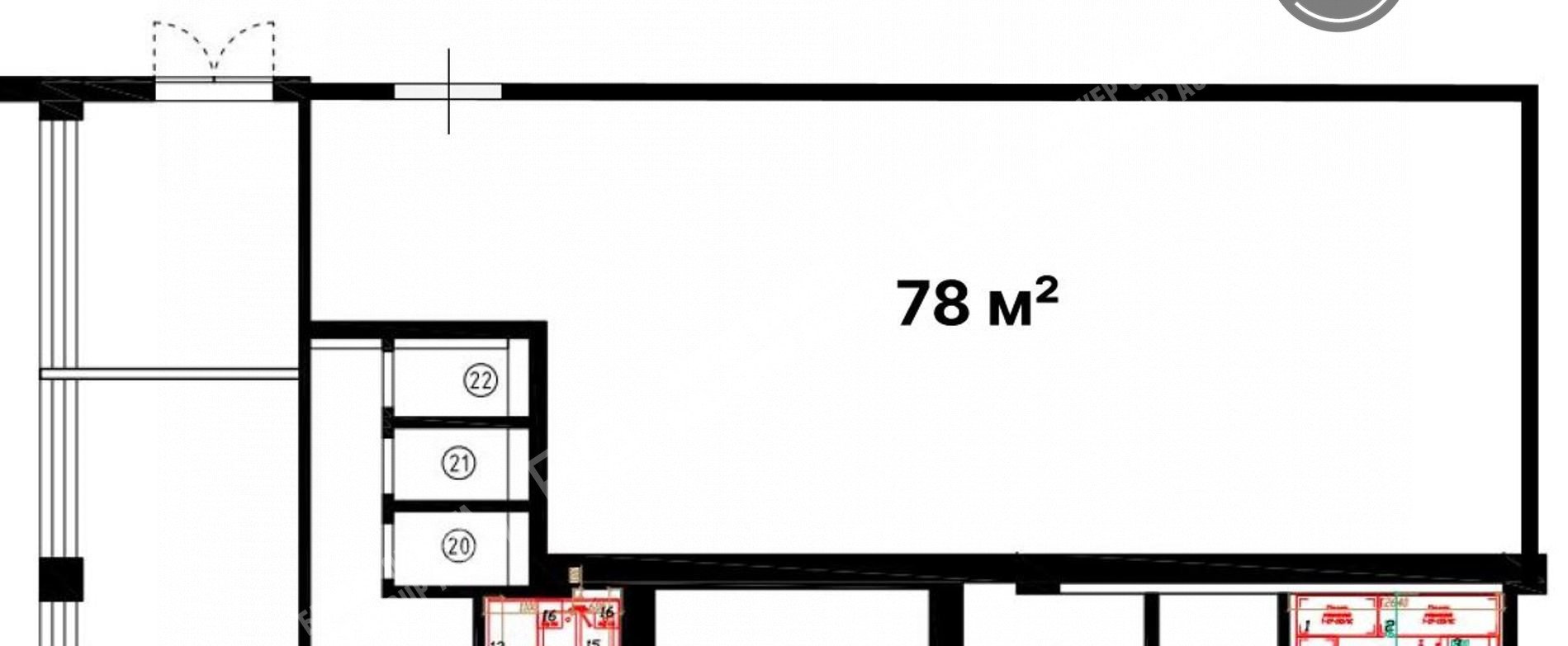   Аренда офиса и склада 78 м2, 78 кв.м. 