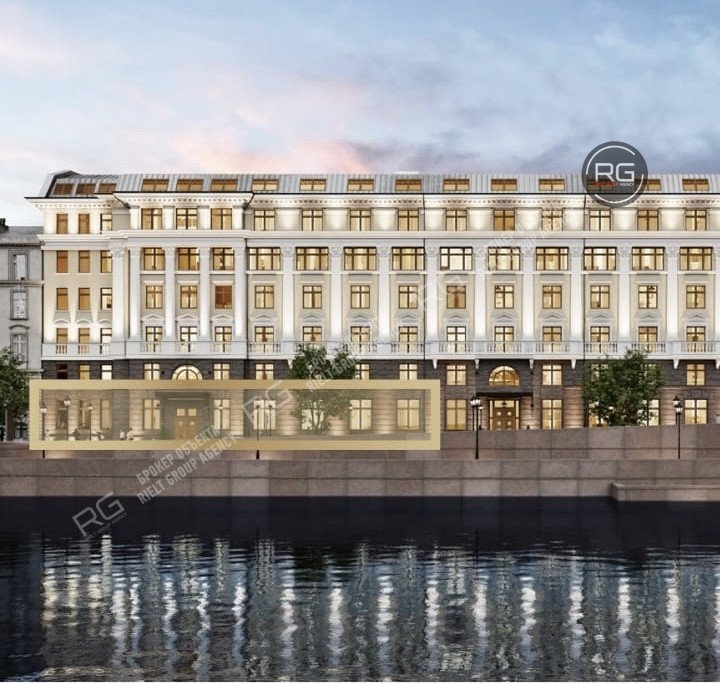 Фото 1, Аренда помещения в элитном ЖК, 268 м², Санкт-Петербург, Центральный район, Воскресенская наб., д.32