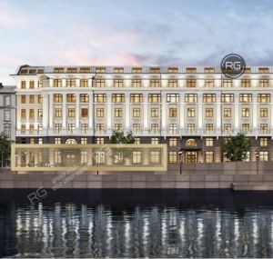 Миниатюра 1, Аренда помещения в элитном ЖК, 268 м², Санкт-Петербург, Центральный район, Воскресенская наб., д.32