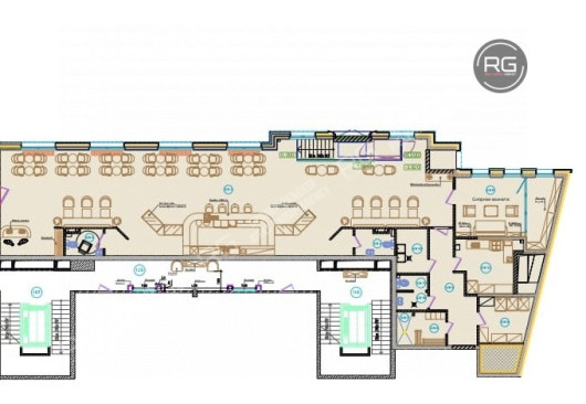 Аренда помещения в элитном ЖК, 268 м², Санкт-Петербург, Центральный район, Воскресенская наб., д.32