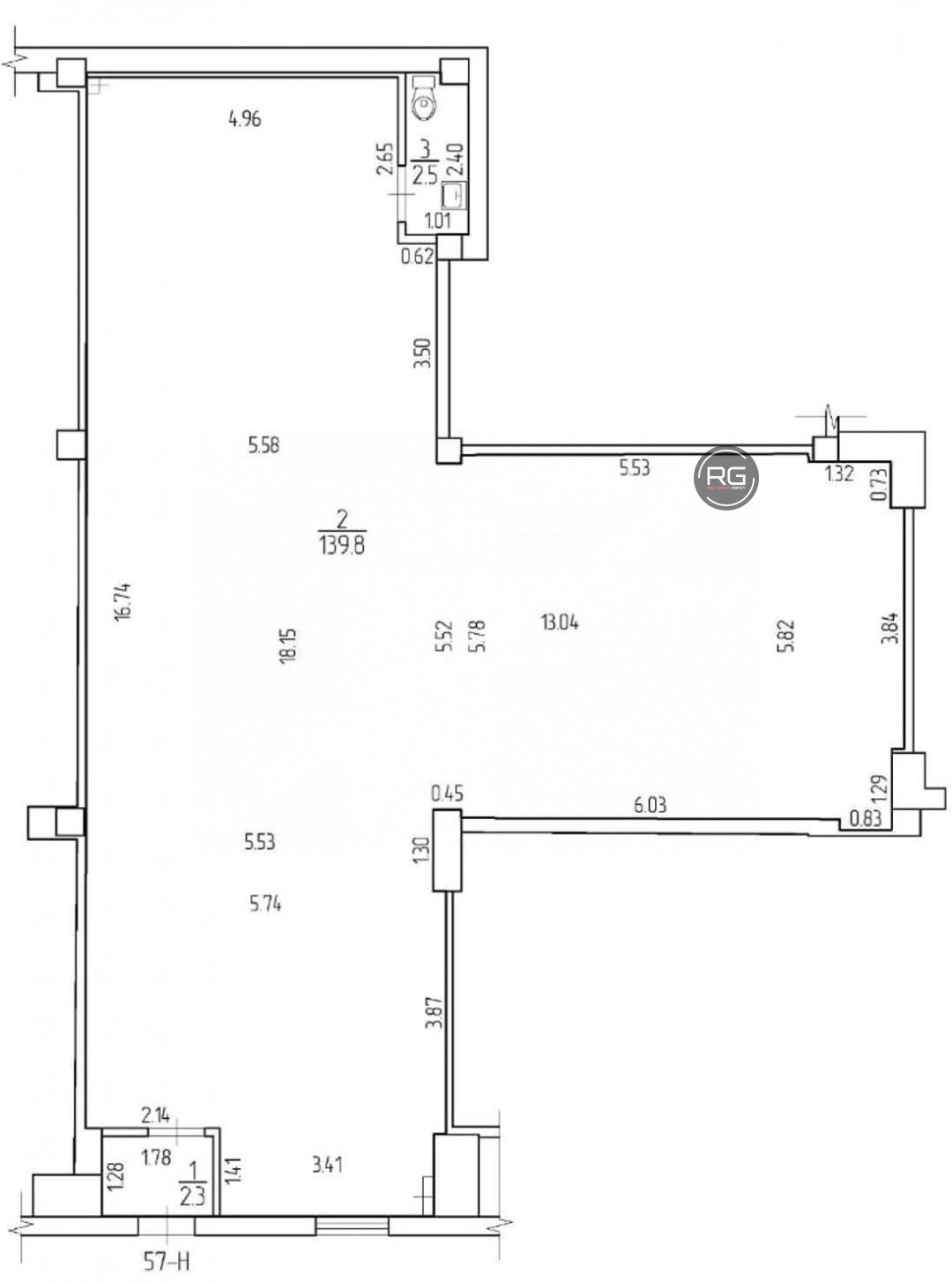   Аренда торговых площадей, 145 м2, 145 кв.м. 