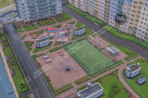 Миниатюра 21, Дизайнерская 1к. квартира, 31 м², Санкт-Петербург, Приморский район, Арцеуловская аллея, д.21, к.с1