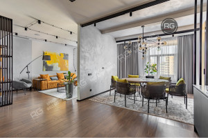 Миниатюра 21, Дизайнерская квартира, 103 м², Санкт-Петербург, Василеостровский район, Наличная ул., д.26, к.6