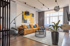 Миниатюра 3, Дизайнерская квартира, 103 м², Санкт-Петербург, Василеостровский район, Наличная ул., д.26, к.6