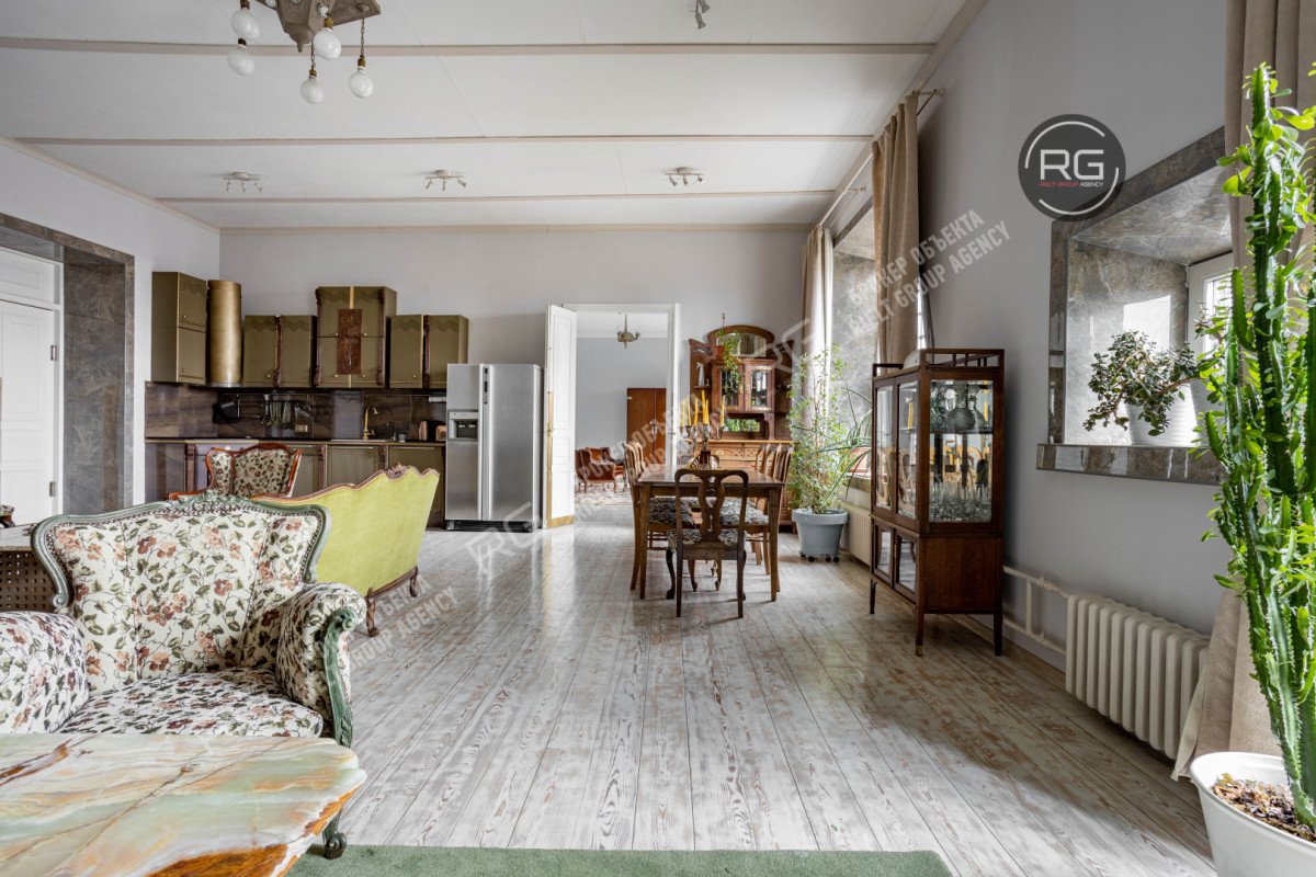 Фото 1, Дизайнерская квартира с камином, 211 м², Санкт-Петербург, Петроградский район, Кронверкский пр-кт., д.23