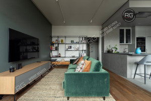 Миниатюра 2, Дизайнерская квартира в центре, 72 м², Санкт-Петербург, Центральный район, Кирочная ул., д.70