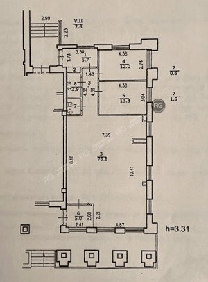 Миниатюра 7, Объект недвижимости #101174970, 118 м², Санкт-Петербург, Петроградский район, Каменноостровский пр-кт., д.56к2