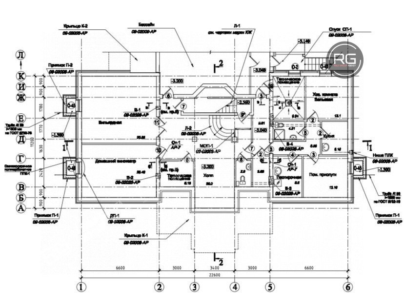 Миниатюра 10, Кирпичный дом 841 м2 с бассейном, 841 м², Ленинградская область, Всеволожский район, Канисты д., Лесной б-р.