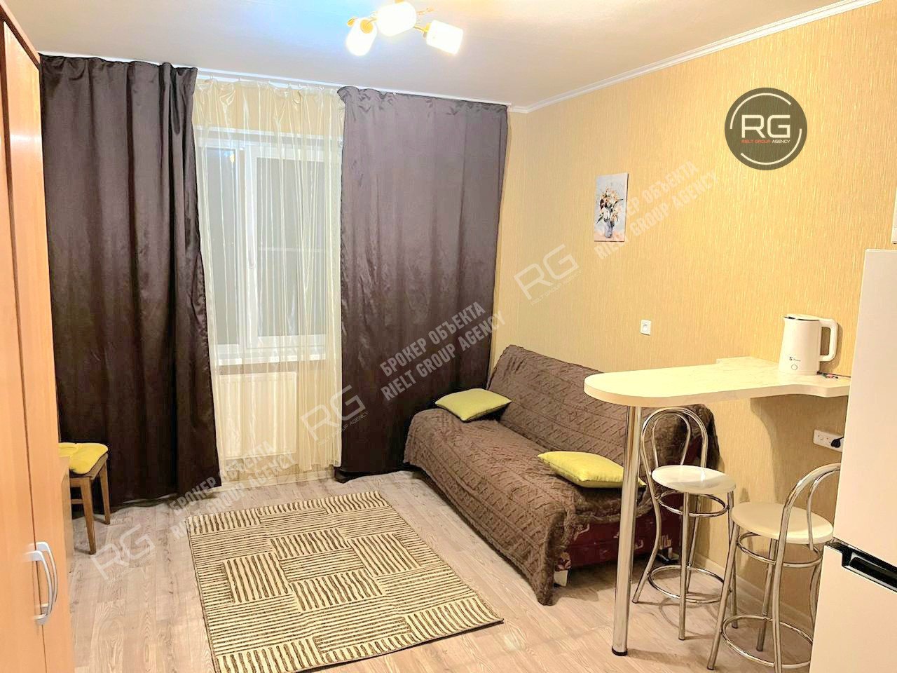  Комната в 2-к квартире, 15 кв.м. 