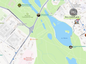 Миниатюра 22, квартира с выходом в парк!, 70 м², Ленинградская область, Гатчинский район, Гатчина г., Чкалова ул., д.40