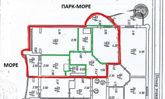Квартира в Приморском парке, 60 м², Крым Республика, Ялта г., Парковый проезд., д.9