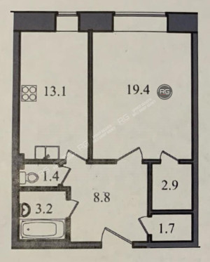 Миниатюра 26, Новая квартира в ЖК бизнес класса, 51 м², Санкт-Петербург, Василеостровский район, Малый В.О. пр-кт., д.81
