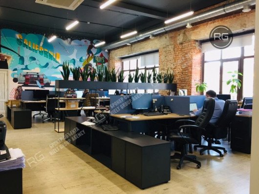 Офис Лофт 224 м2 в БЦ класса В+, 223,52 кв.м.
