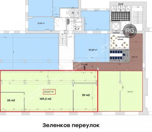 Миниатюра 8, Офис Лофт 224 м2 в БЦ класса В+, 223,52 м², Санкт-Петербург, Выборгский район, Зеленков пер., д.7, к.А, литер З