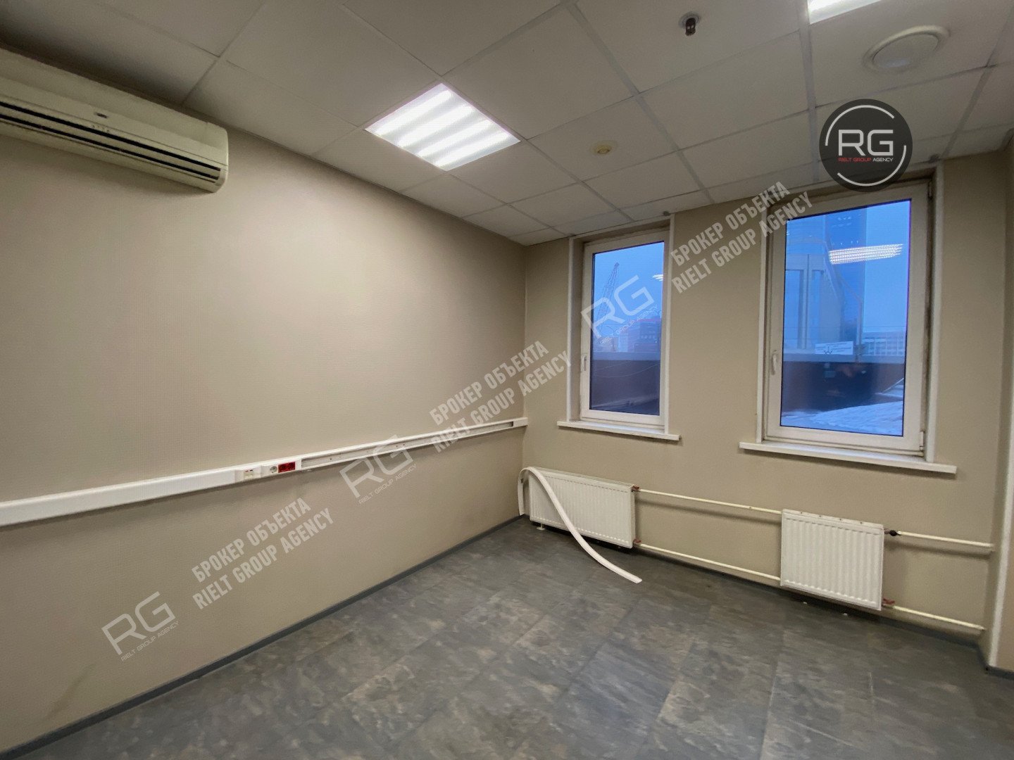   Офисный блок 550м2 в БЦ класса B+, 550 кв.м. 
