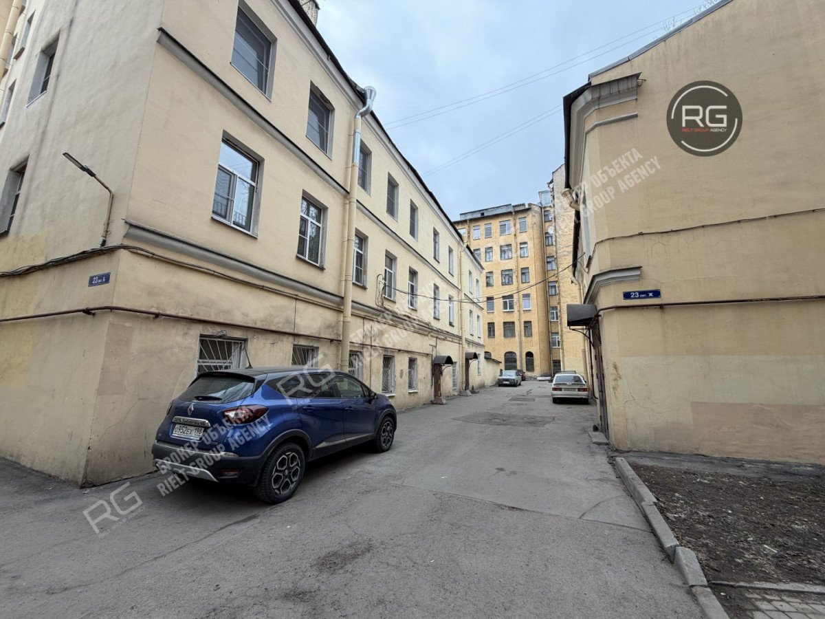 Фото 1, Помещение с парковкой во дворе, 41,7 м², Санкт-Петербург, Адмиралтейский район, Курляндская ул., д.23, литер Б