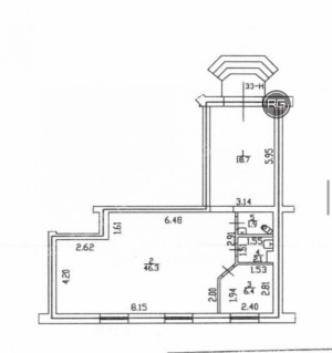 Миниатюра 2, Помещение в 5 минутах от метро, 75 м², Санкт-Петербург, Московский район, Ленсовета ул., д.22, литер А