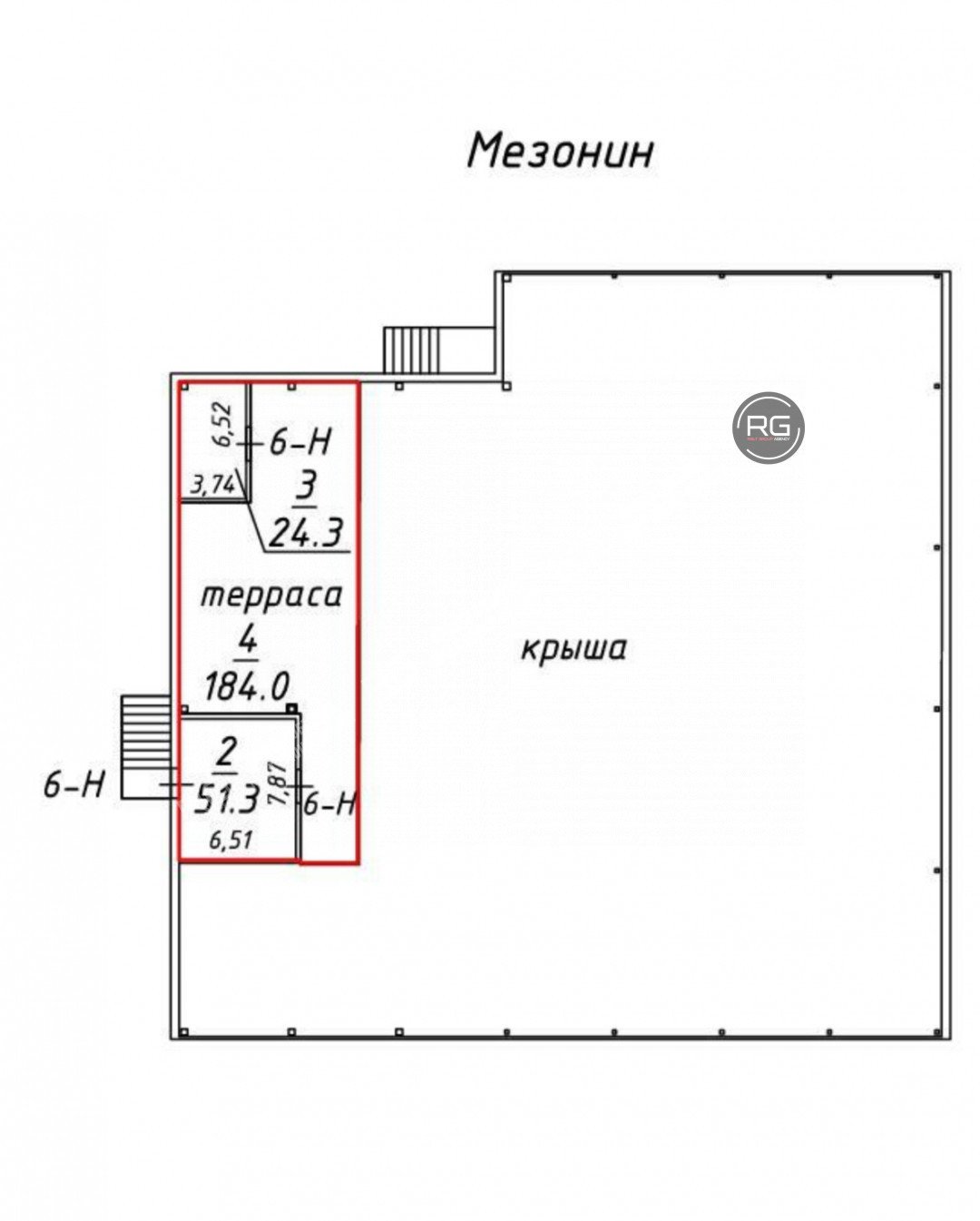 Миниатюра 6, Продажа 1365 м2, 5 этаж, 1 365 м², Санкт-Петербург, Выборгский район, Придорожная аллея, д.14, строение 1