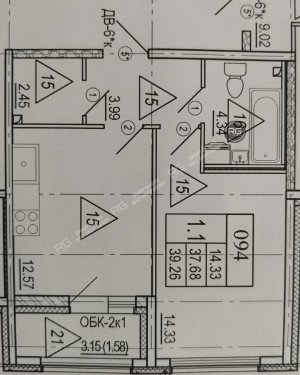 Миниатюра 23, Продажа 1к кв премиум-класс, 38 м², Санкт-Петербург, Петроградский район, Петровский пр-кт., д.22, к.2