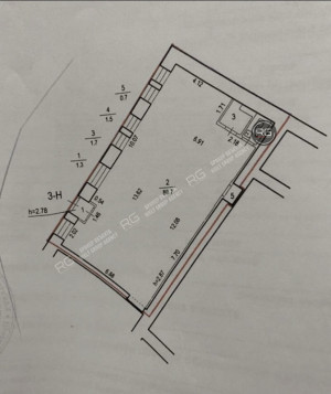 Миниатюра 7, Продажа 94м2 фасадное у метро, 94 м², Санкт-Петербург, Петроградский район, Барочная ул., д.8