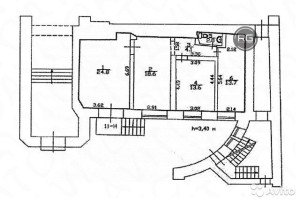 Миниатюра 4, Продажа в центре города 80м2, 80 м², Санкт-Петербург, Центральный район, Невский пр-кт., д.135