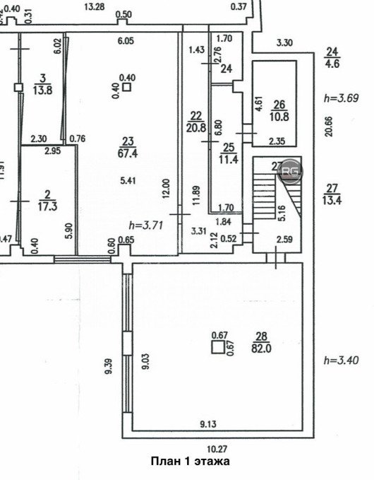 Производство 490 м2 в Центре Спб, 490 м², Санкт-Петербург, Центральный район, Новгородская ул., д.13, литер Е