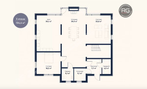 Миниатюра 18, Современное шале,чистовая отделка, 323 м², Ленинградская область, Всеволожский район, Новое Токсово п.