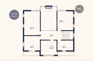 Миниатюра 19, Современное шале,чистовая отделка, 323 м², Ленинградская область, Всеволожский район, Новое Токсово п.