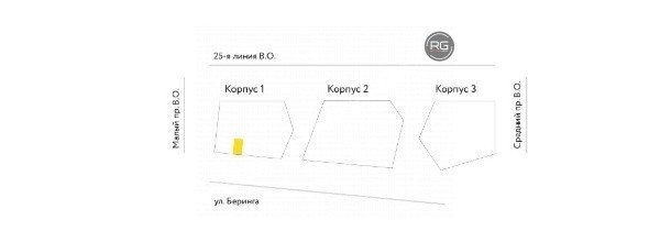 Миниатюра 7, Студия в апартаментах на ВО 26 м2, 26,62 м², Санкт-Петербург, Василеостровский район, Средний В.О. пр-кт., д.87, к.3