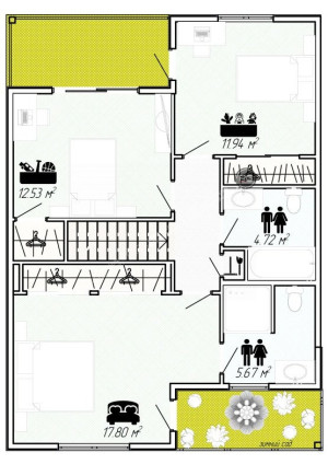 Миниатюра 8, Таунхаус в американском стиле, 196 м², Ленинградская область, Всеволожский район, Кирполье д., Северный проезд., д.6