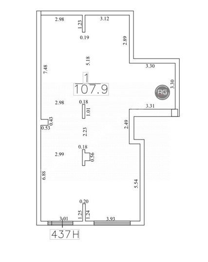   Торговая площадь, 108 м2, 108 кв.м. 