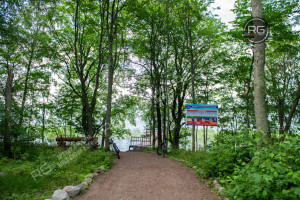 Миниатюра 4, Участок на первой линии озера, 27,42 соток, Ленинградская область, Приозерский район, коттеджный посёлок Отрадная Бухта тер.