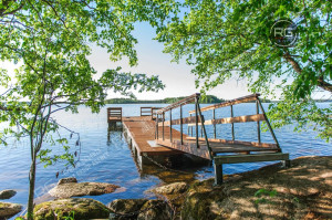 Миниатюра 5, Участок на первой линии озера, 27,42 соток, Ленинградская область, Приозерский район, коттеджный посёлок Отрадная Бухта тер.