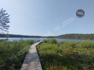 Миниатюра 8, Участок у озера, первая линия!, 9,3 соток, Ленинградская область, Выборгский район, Журналист снт