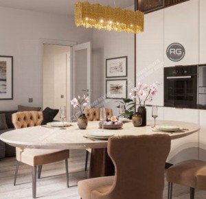 Миниатюра 6, Видовая 2Е с отделкой!, 37,83 м², Санкт-Петербург, Невский район, Октябрьская наб., д.38