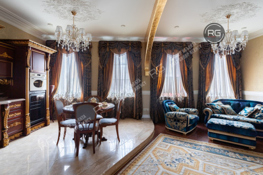 Видовая дизайнерская квартира, 221,4 м², Санкт-Петербург, Адмиралтейский район, Римского-Корсакова пр-кт., д.93