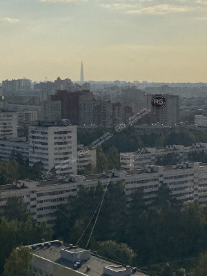 Миниатюра 14, Видовая в 15 мин пешком от метро!, 32,6 м², Санкт-Петербург, Выборгский район, Кустодиева ул., д.5, к.1, строение 1